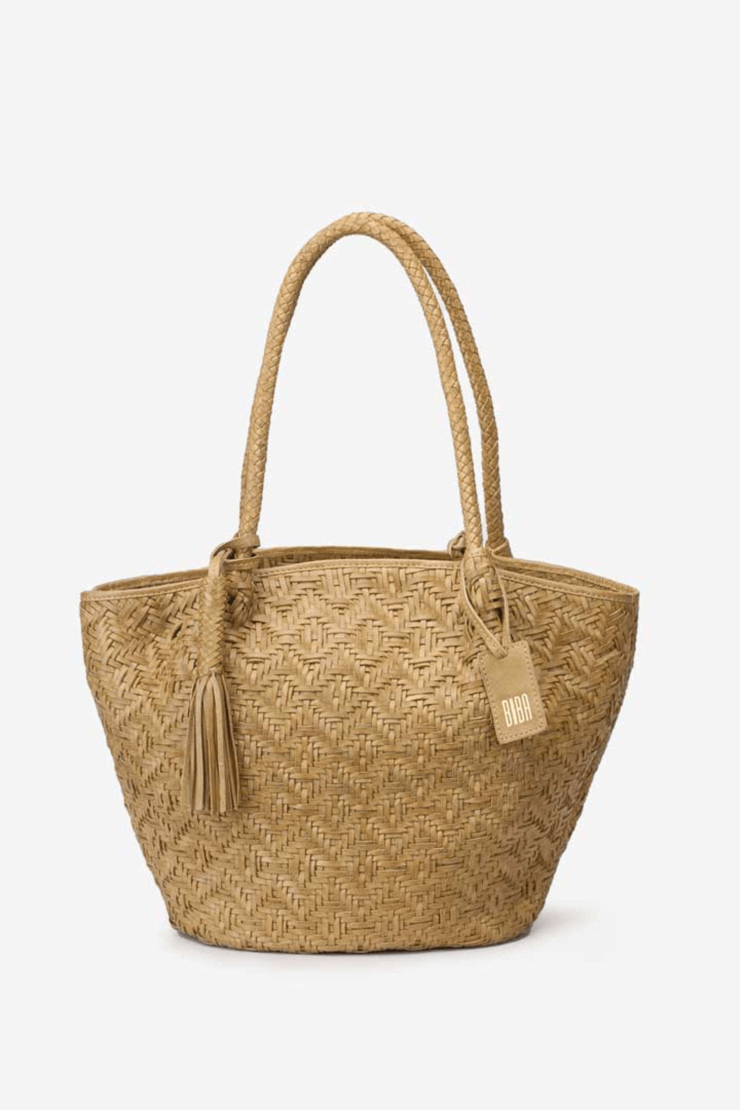 sac à main en cuir tressé couleur moutarde