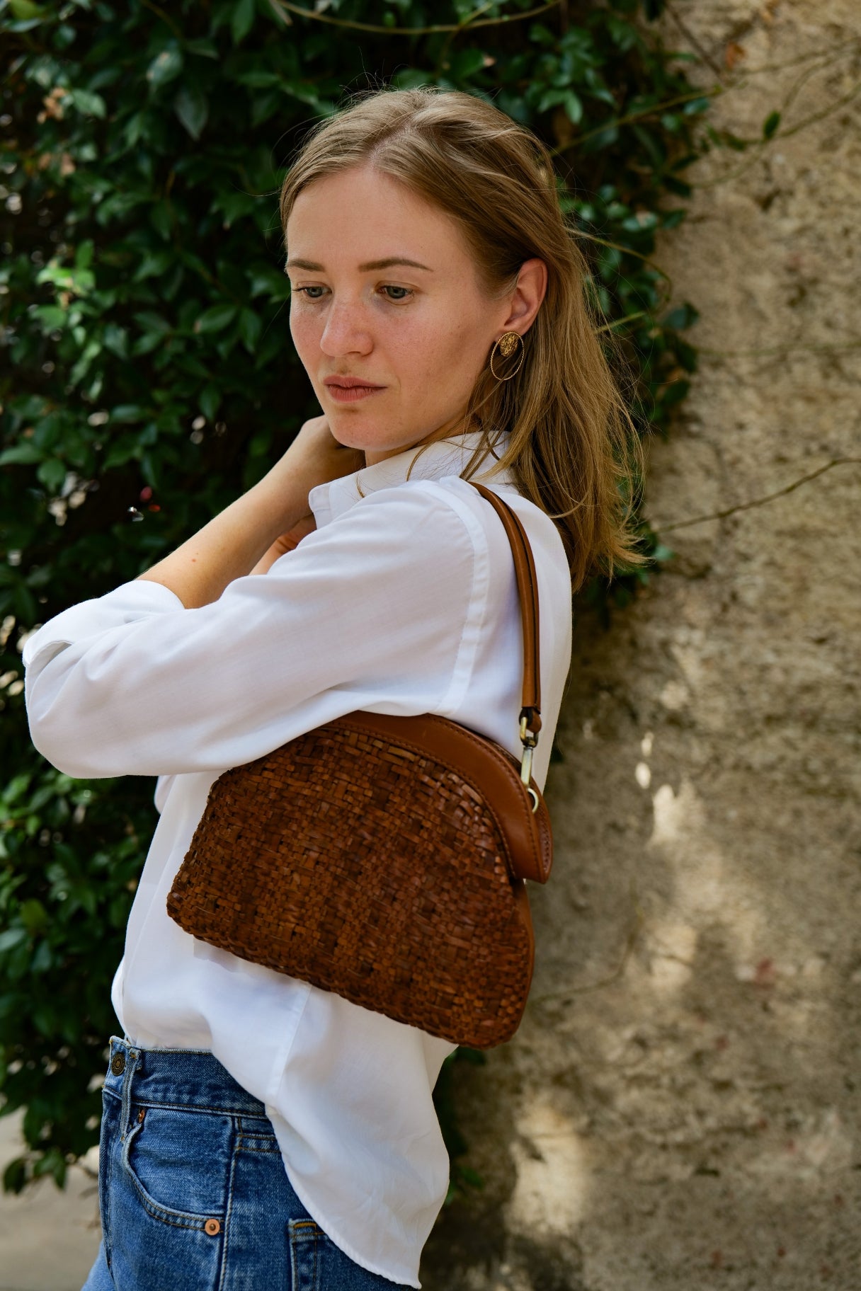 BIBA - Sac à main Dubois de couleur cuero