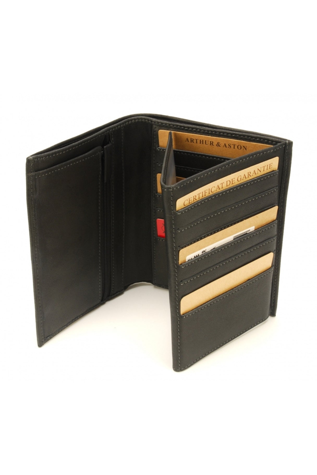 Portefeuille grand modèle en cuir - Nappa maroquinerie