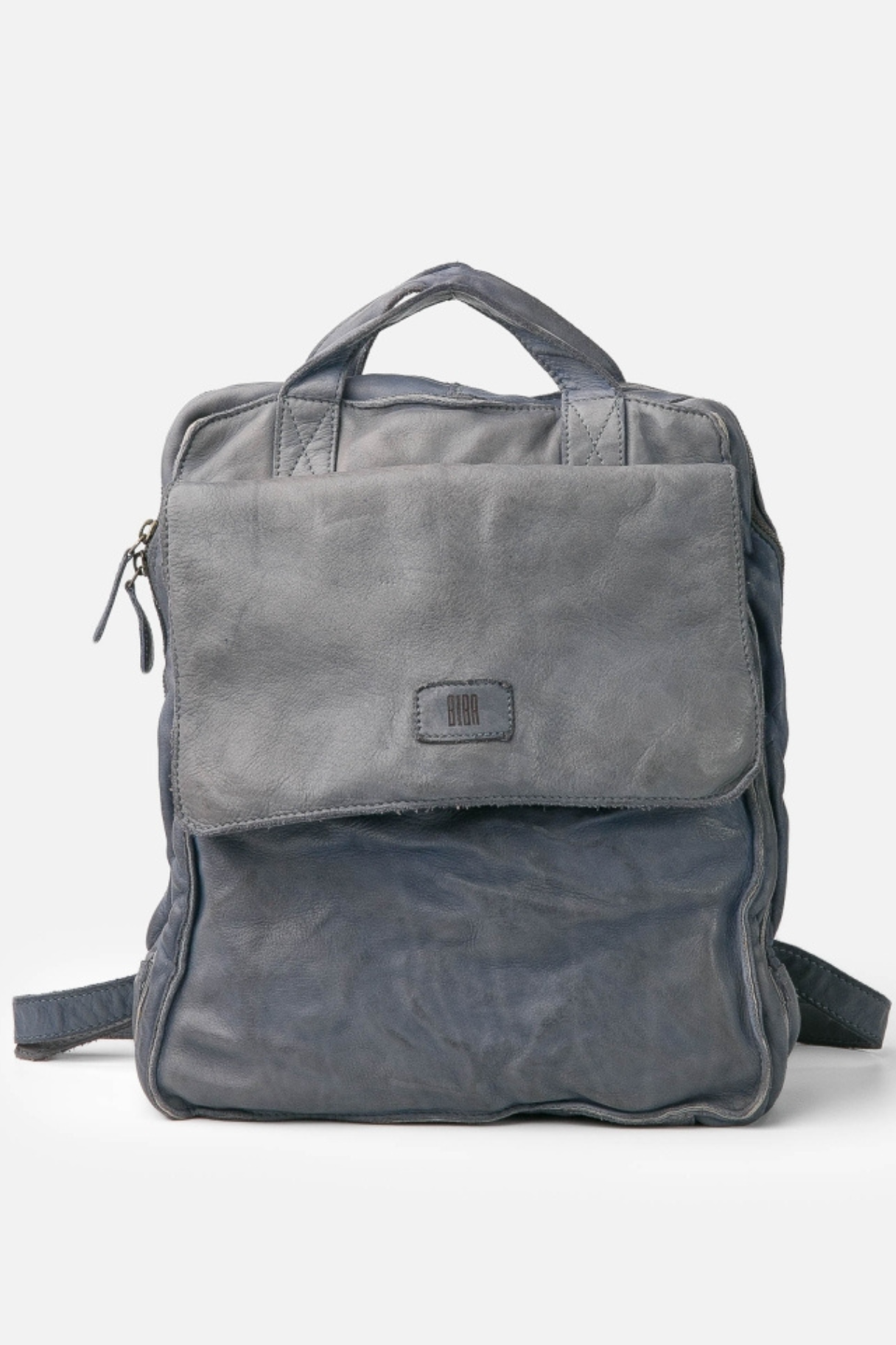 Sac à dos en cuir de vachette lavé – Alex ALE1L Biba