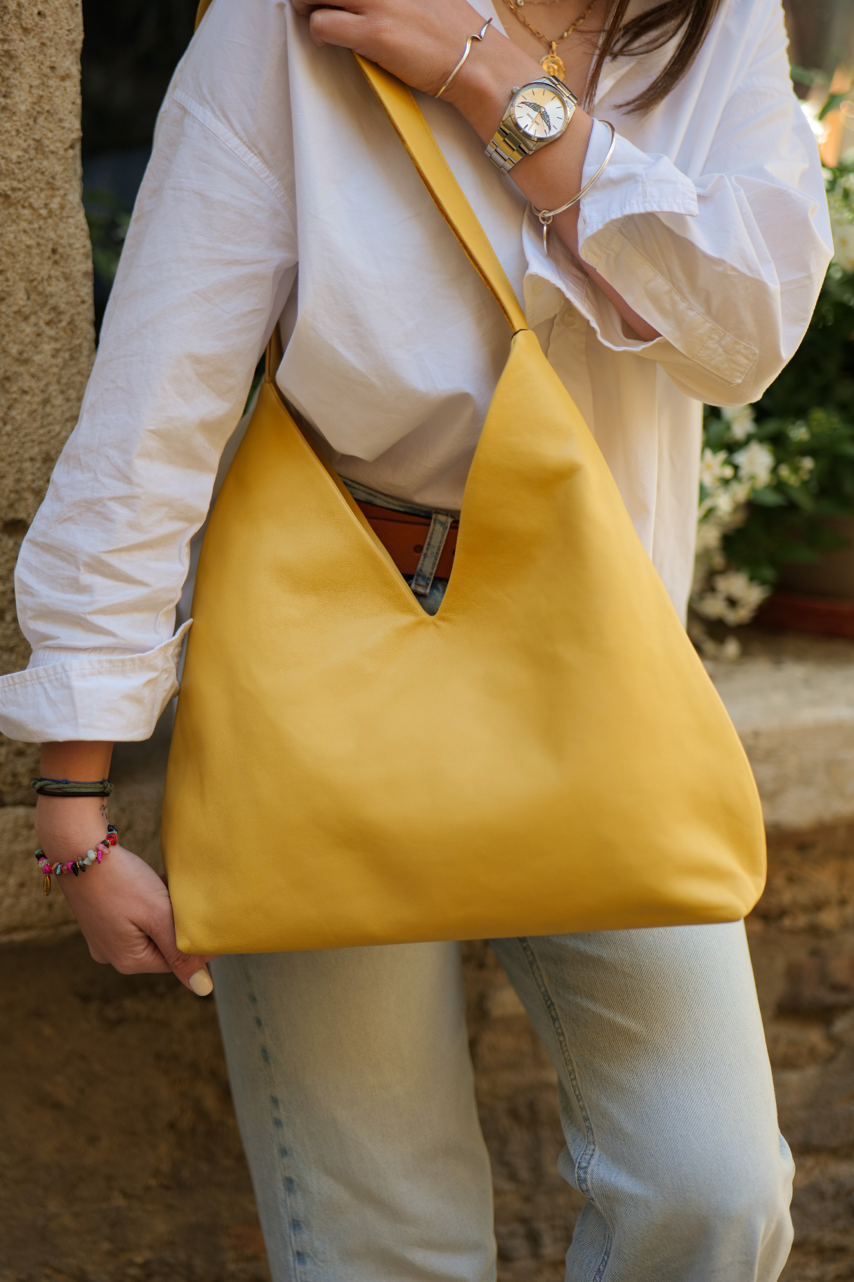 Sac Talya en cuir d'agneau – Naterra