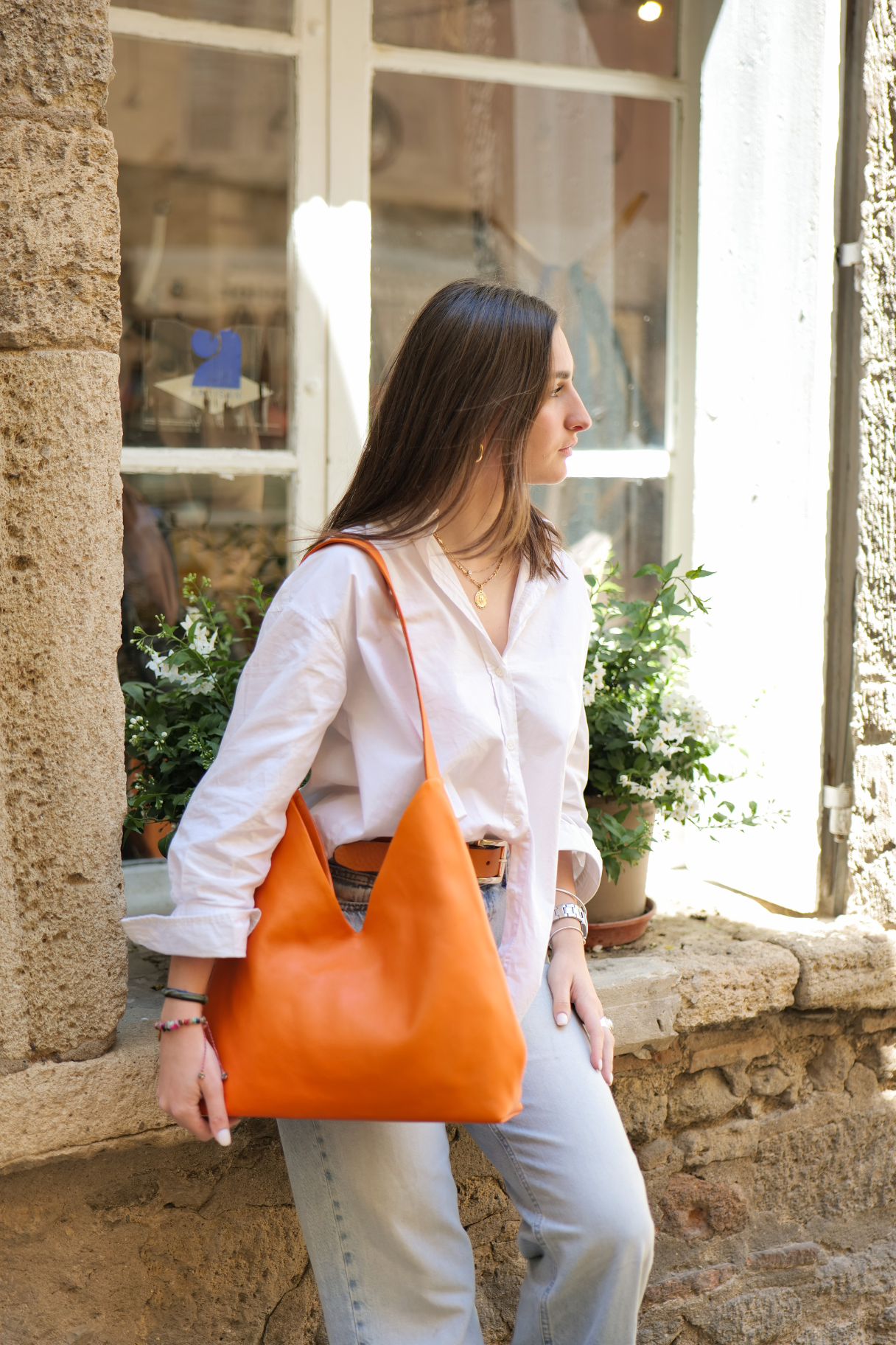 Sac Talya en cuir d'agneau – Naterra