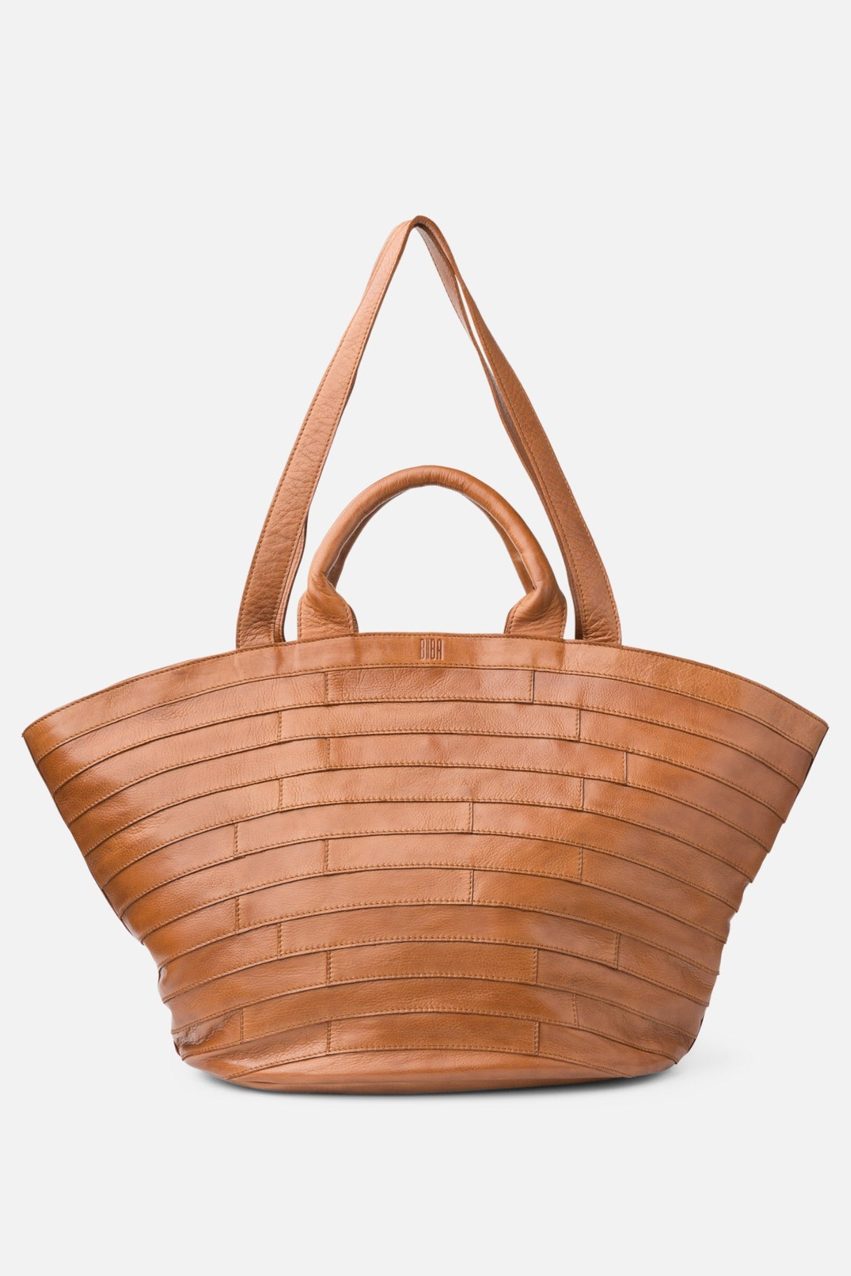 Grand cabas Biba Lewisburg Brick LEB1L – format XL en cuir souple