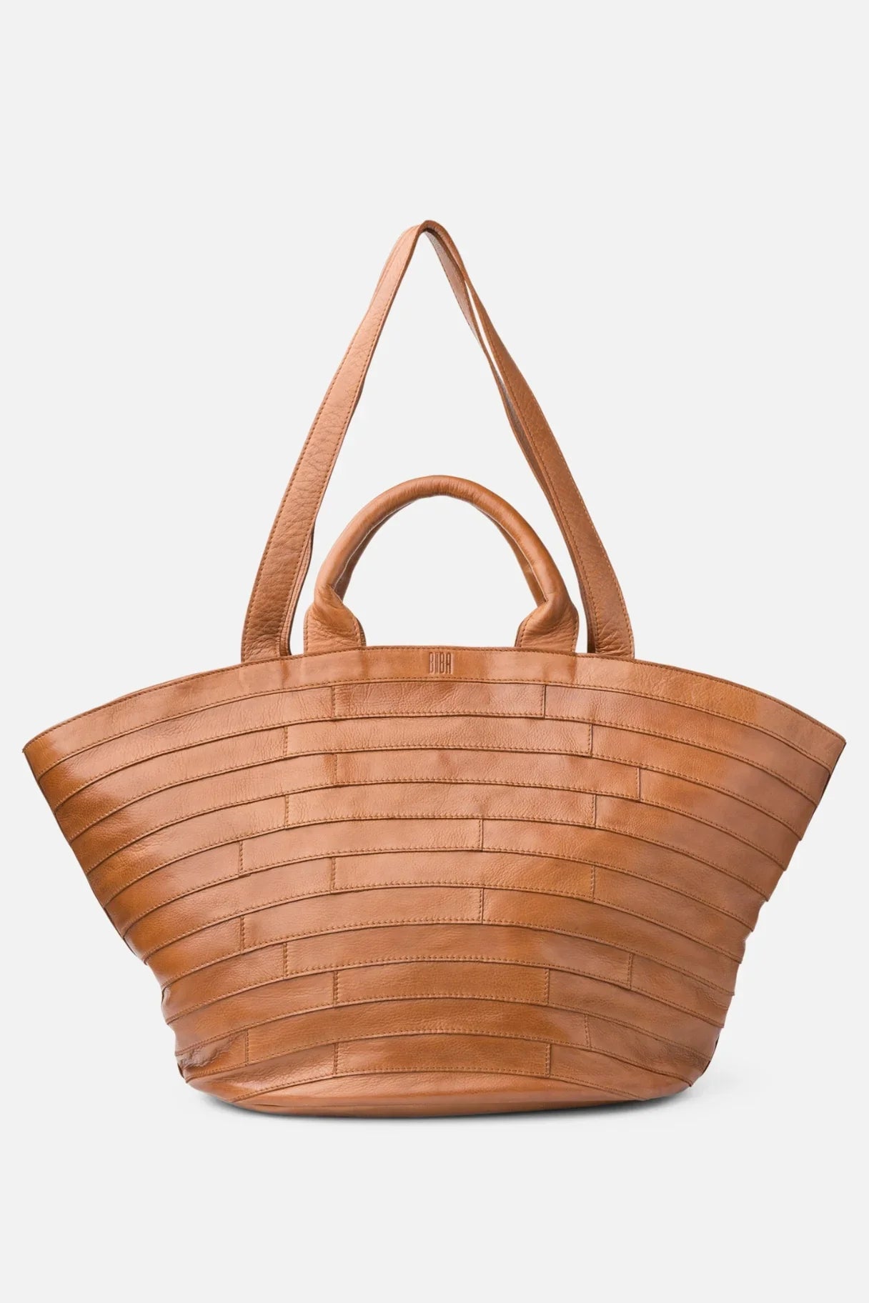Grand cabas Biba Lewisburg Brick LEB1L – format XL en cuir souple