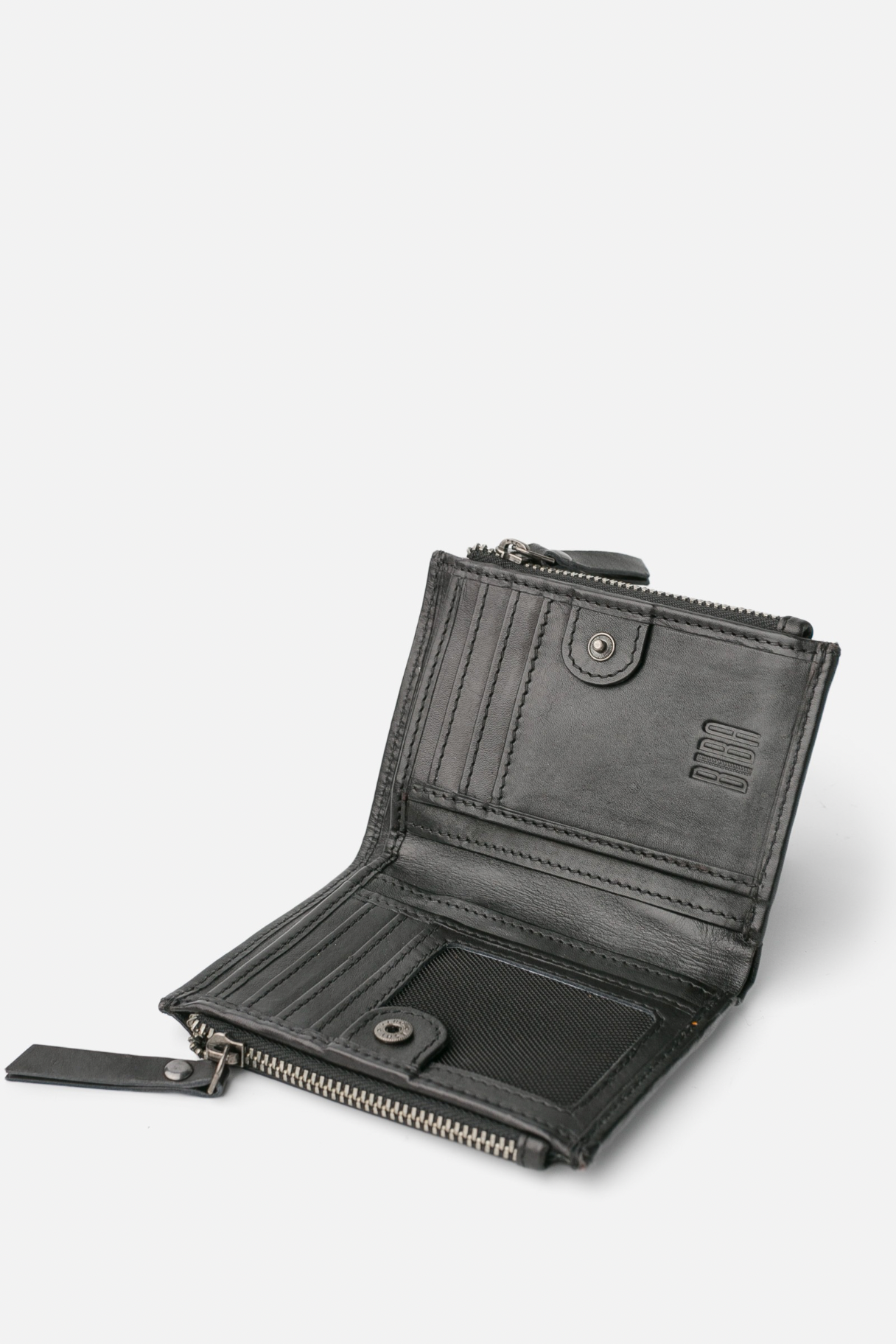 Intérieur du portefeuille Biba HAK6L avec rangements cartes et monnaie