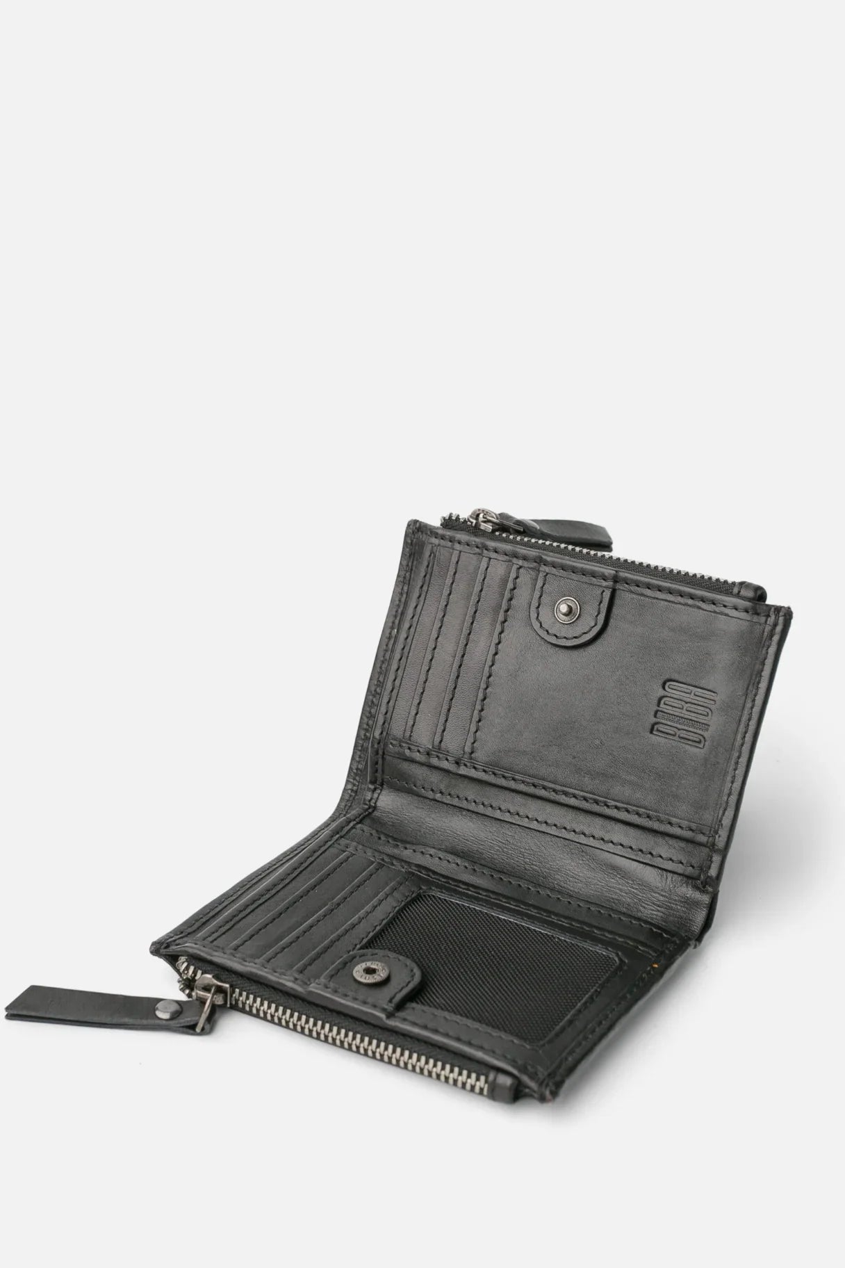 Intérieur du portefeuille Biba HAK6L avec rangements cartes et monnaie