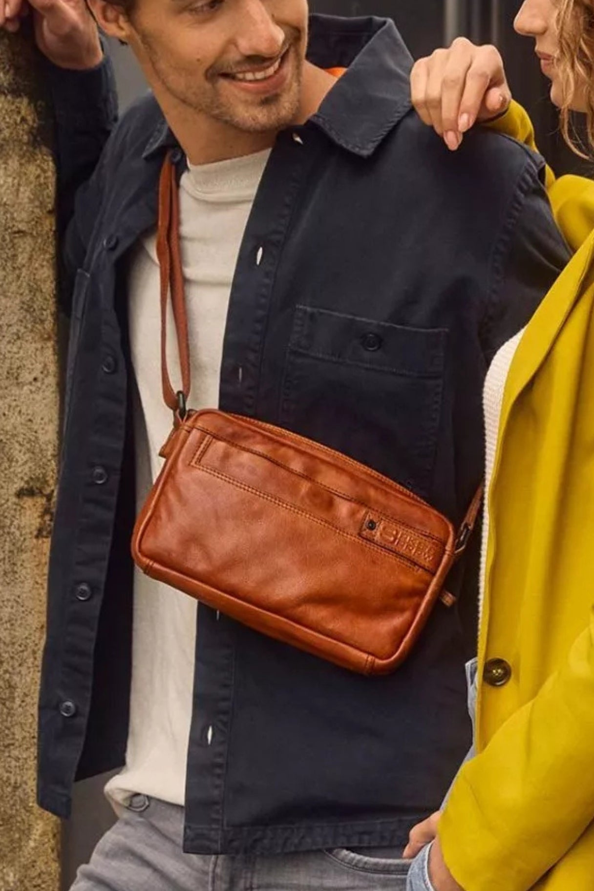 Sacoche à bandoulière en cuir