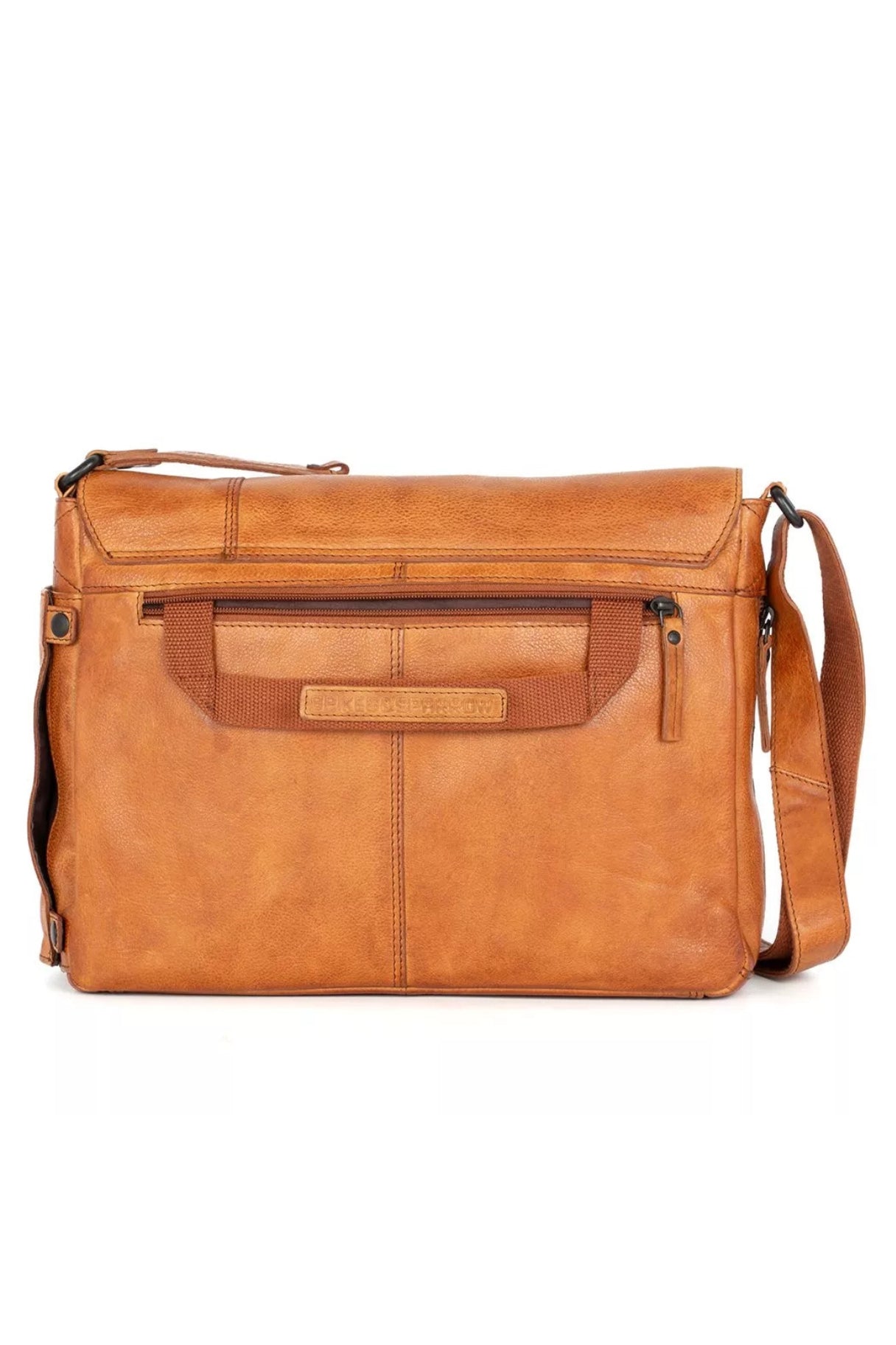 Sac cartable bandoulière en cuir - Spikes & Sparrow - modèle Deen