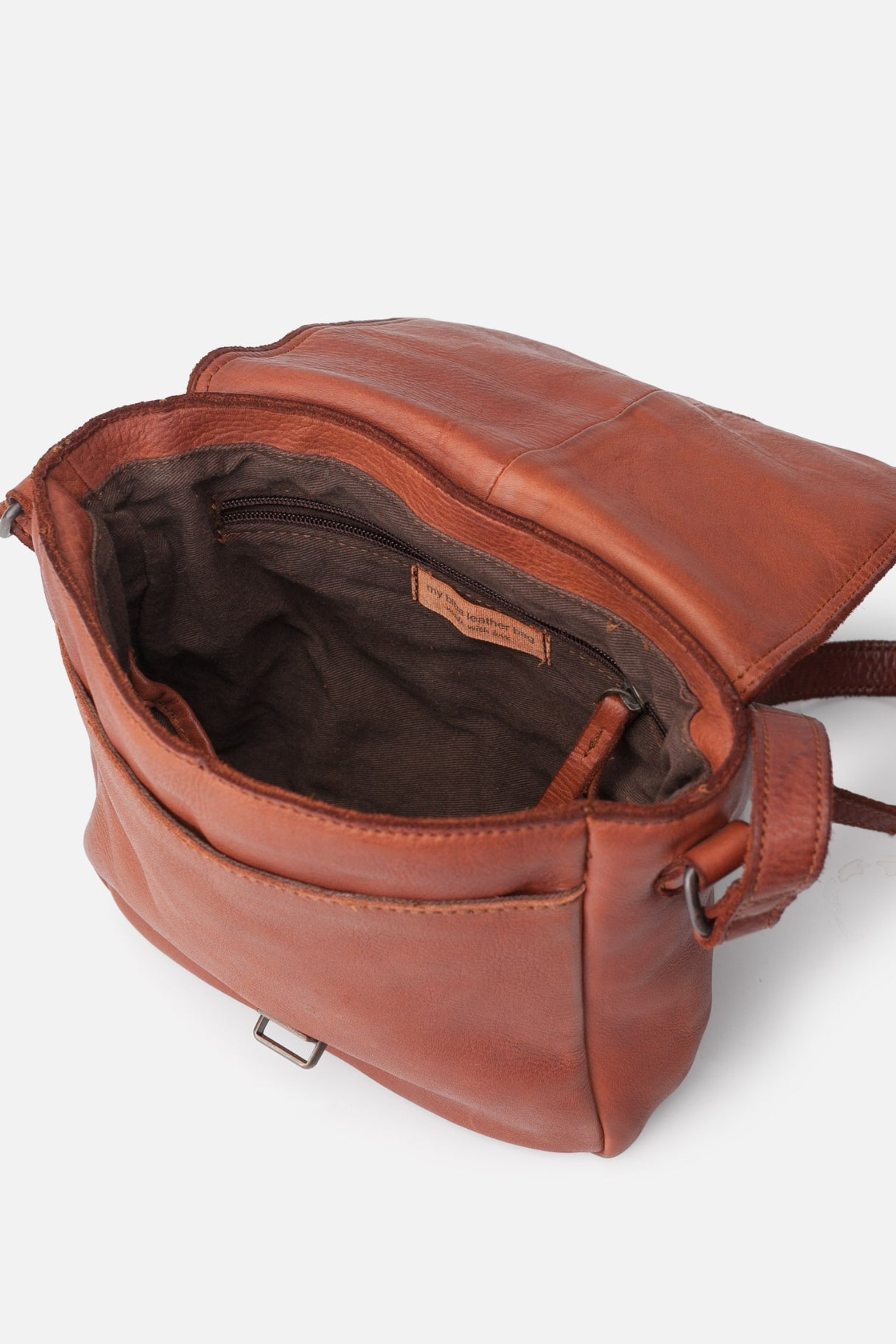 Sac à bandoulière pour homme de Biba cognac - Nappa maroquinerie