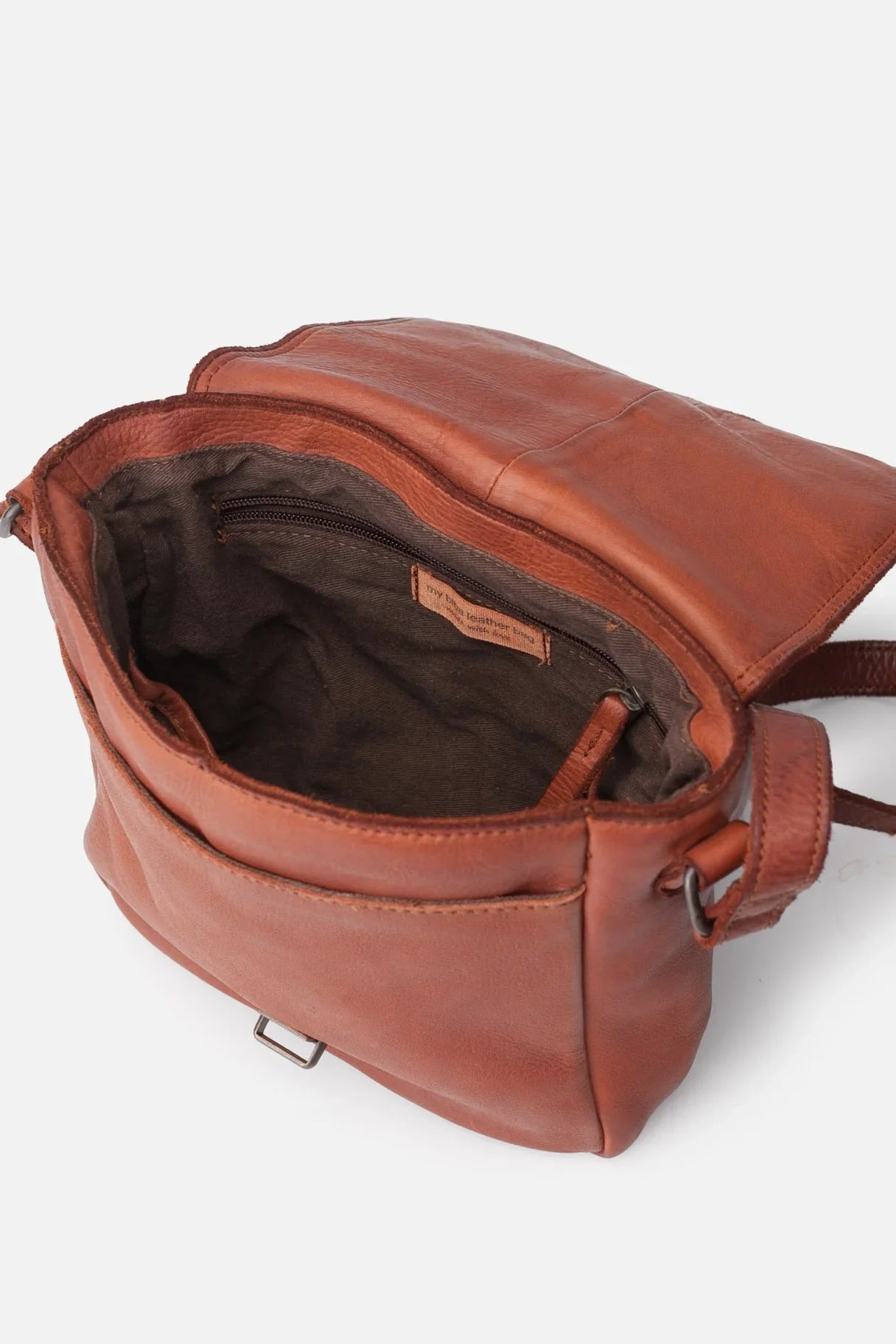 Sac à bandoulière pour homme de Biba cognac - Nappa maroquinerie