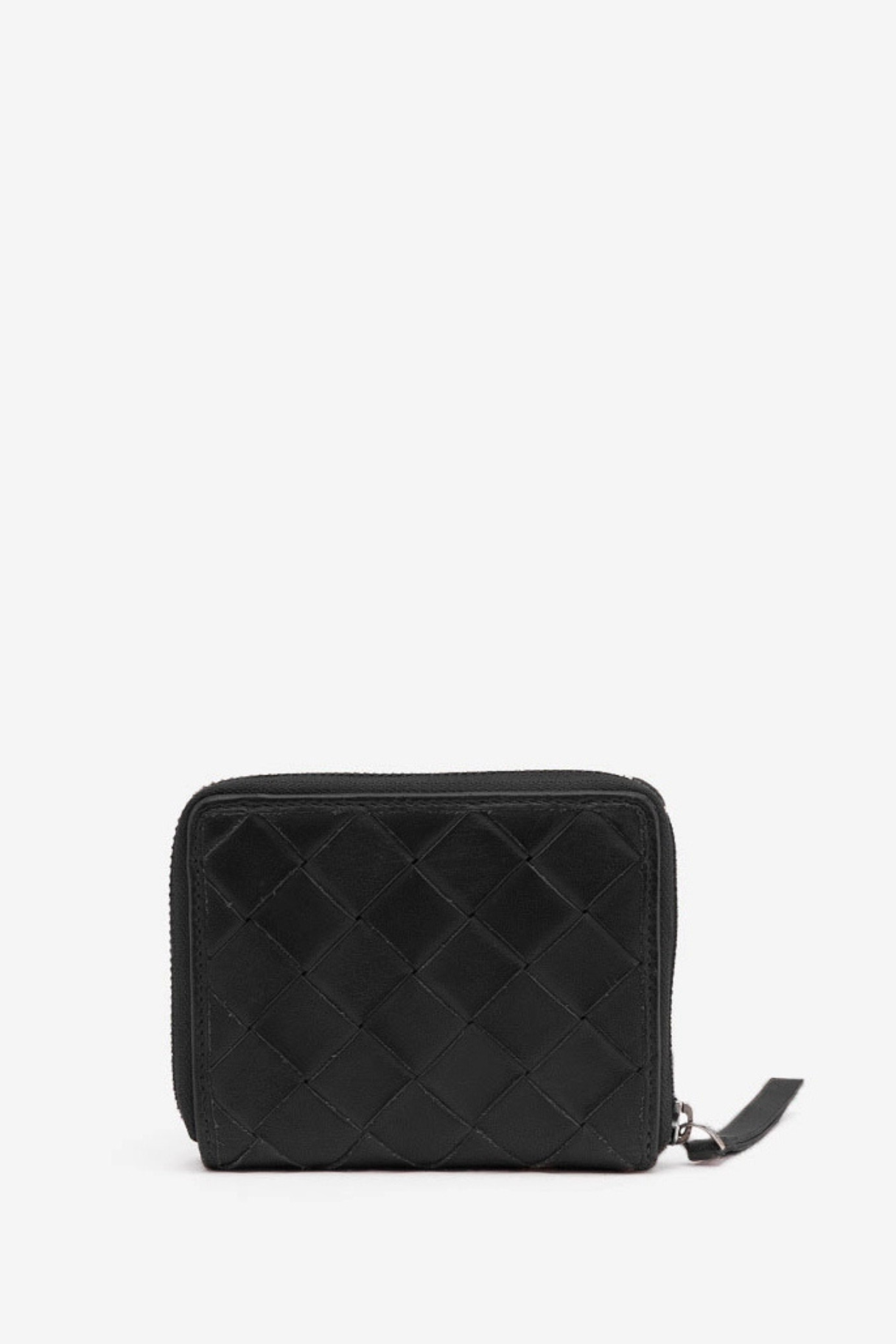 Portefeuille en cuir Biba noir