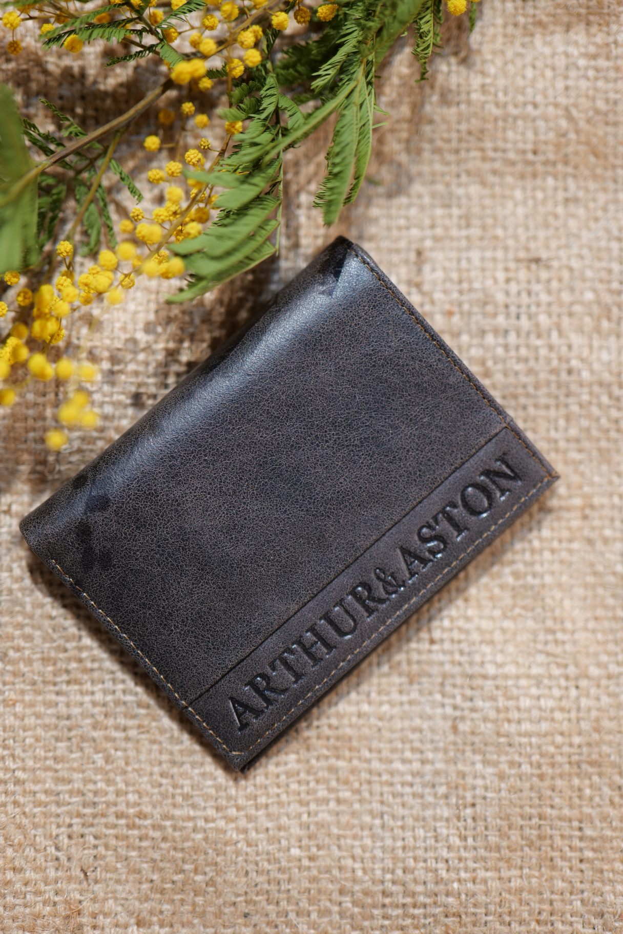 Portefeuille en cuir compact pour homme - Arthur & Aston - Diego
