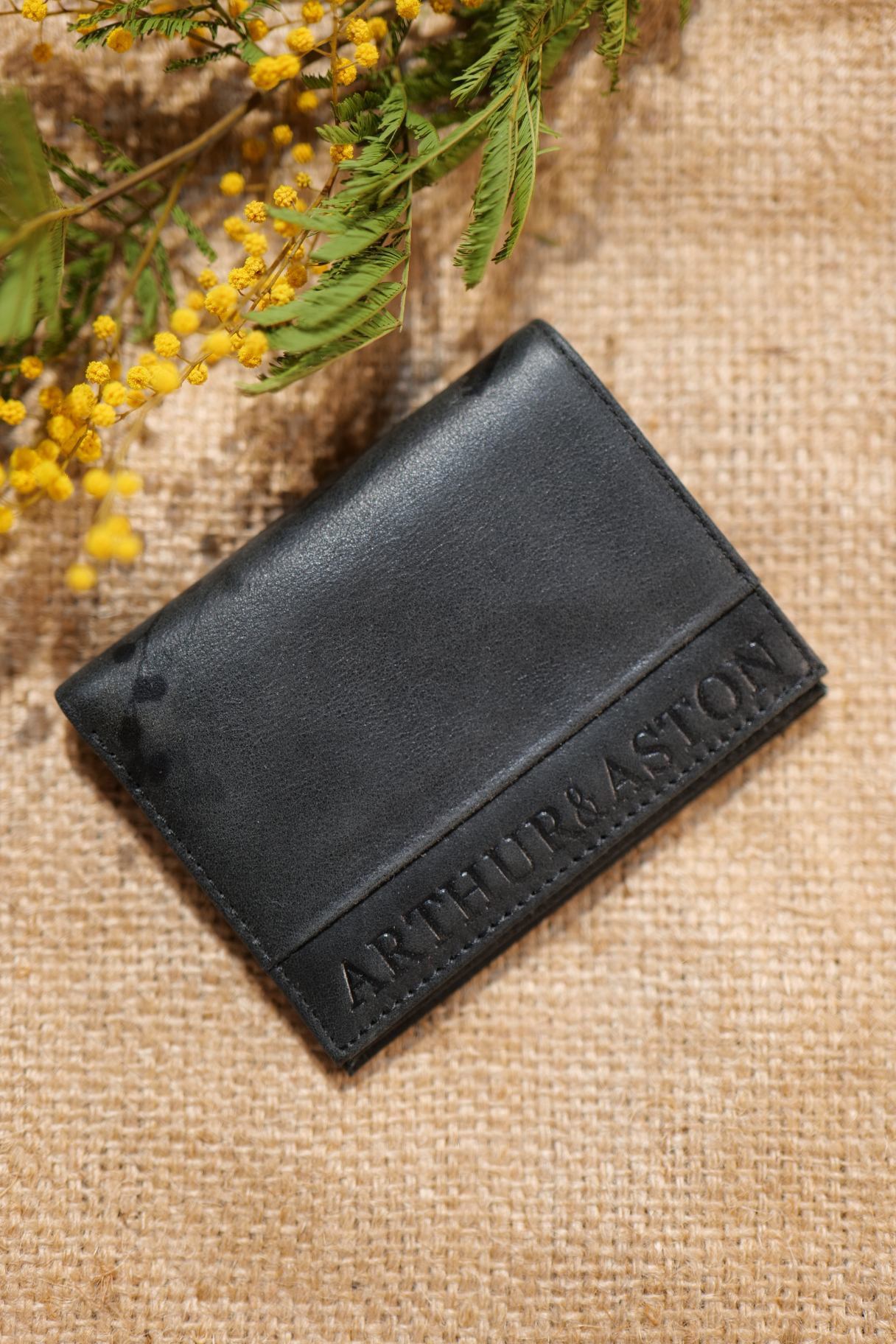 Portefeuille en cuir compact pour homme - Arthur & Aston - Diego