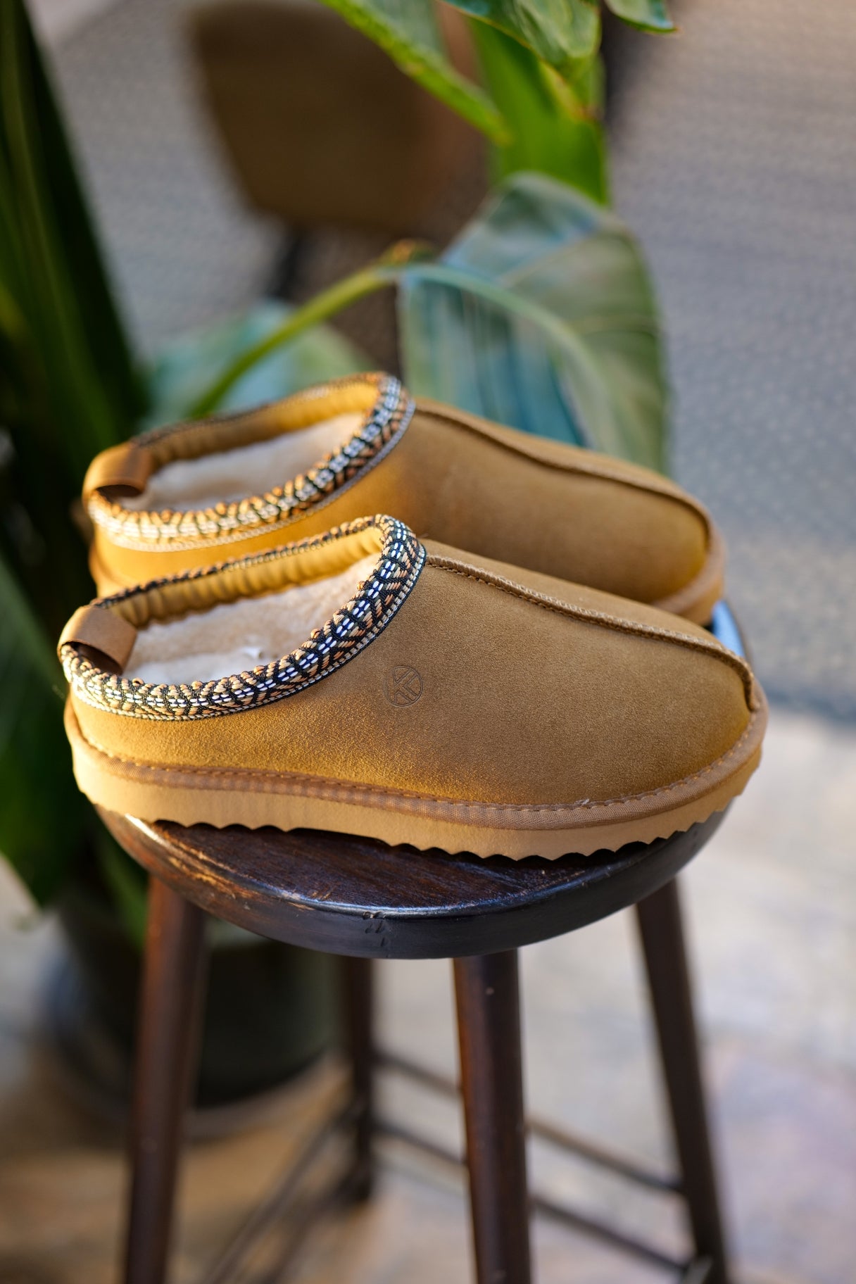 Sabots en cuir suédé Kelara - Nappa maroquinerie