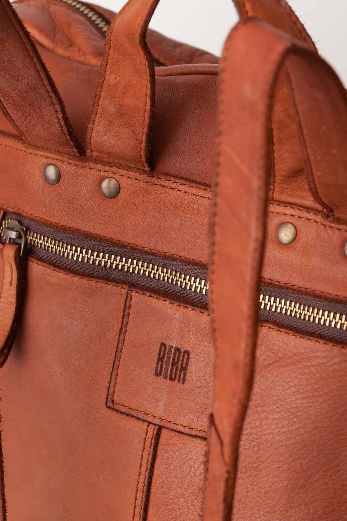 Sac à dos mixte en cuir - poche