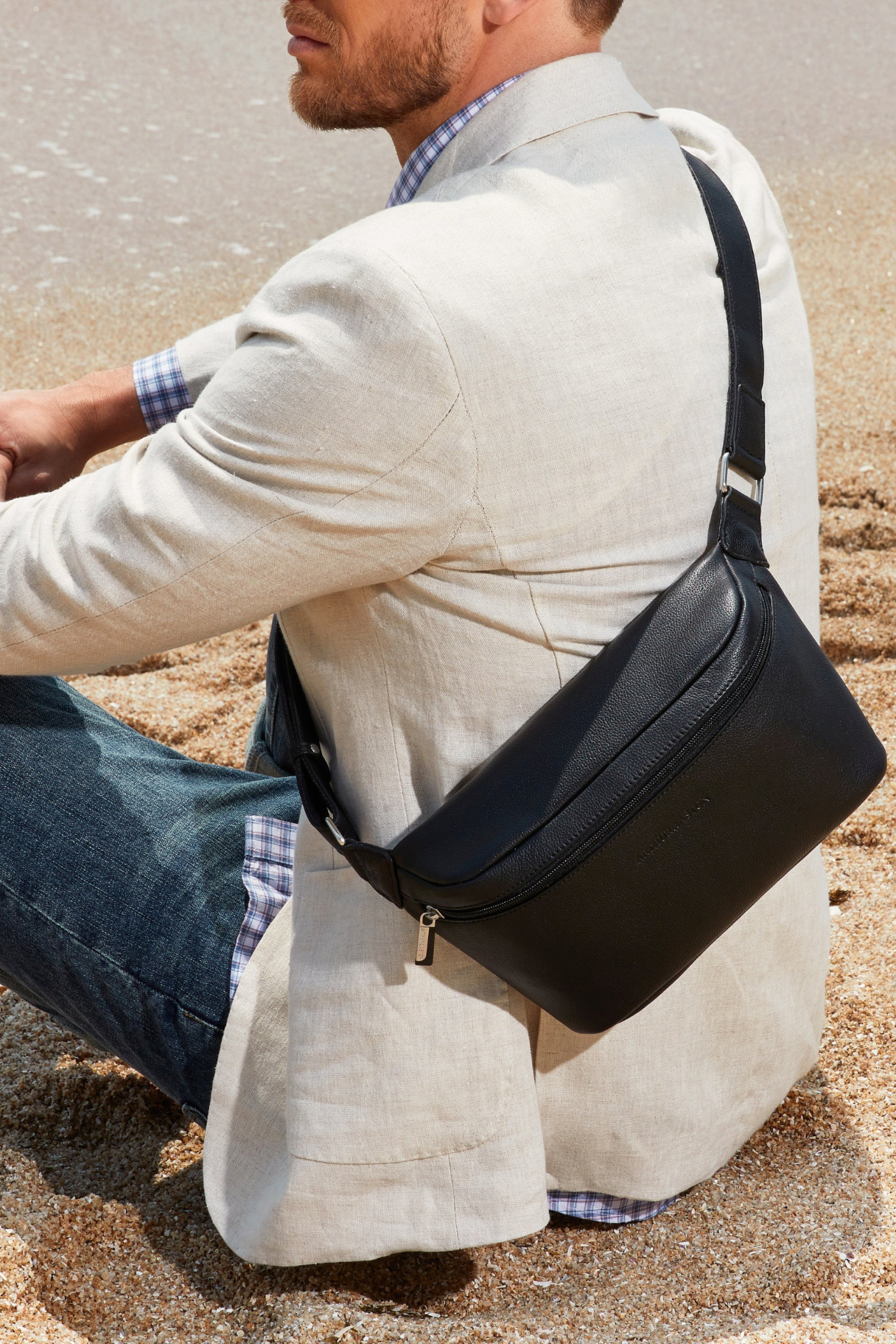 Sac banane en cuir Arthur & Aston