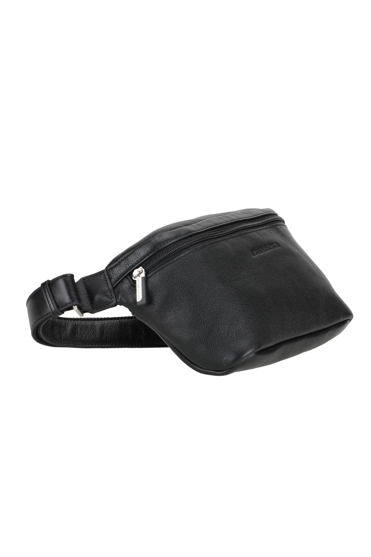 Sac banane en cuir à zip