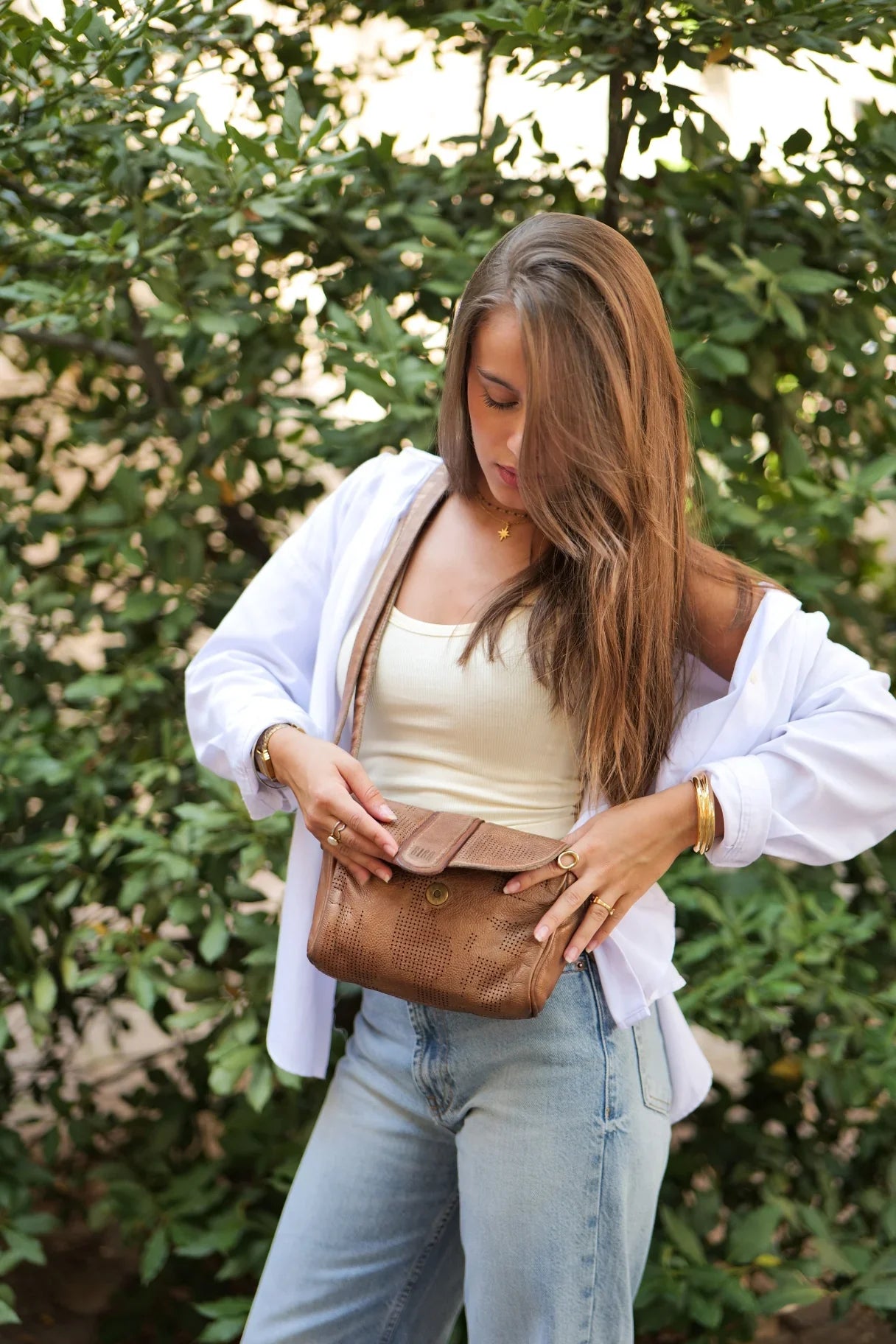 Sac bandoulière en cuir Kaysville KAY1L – BIBA