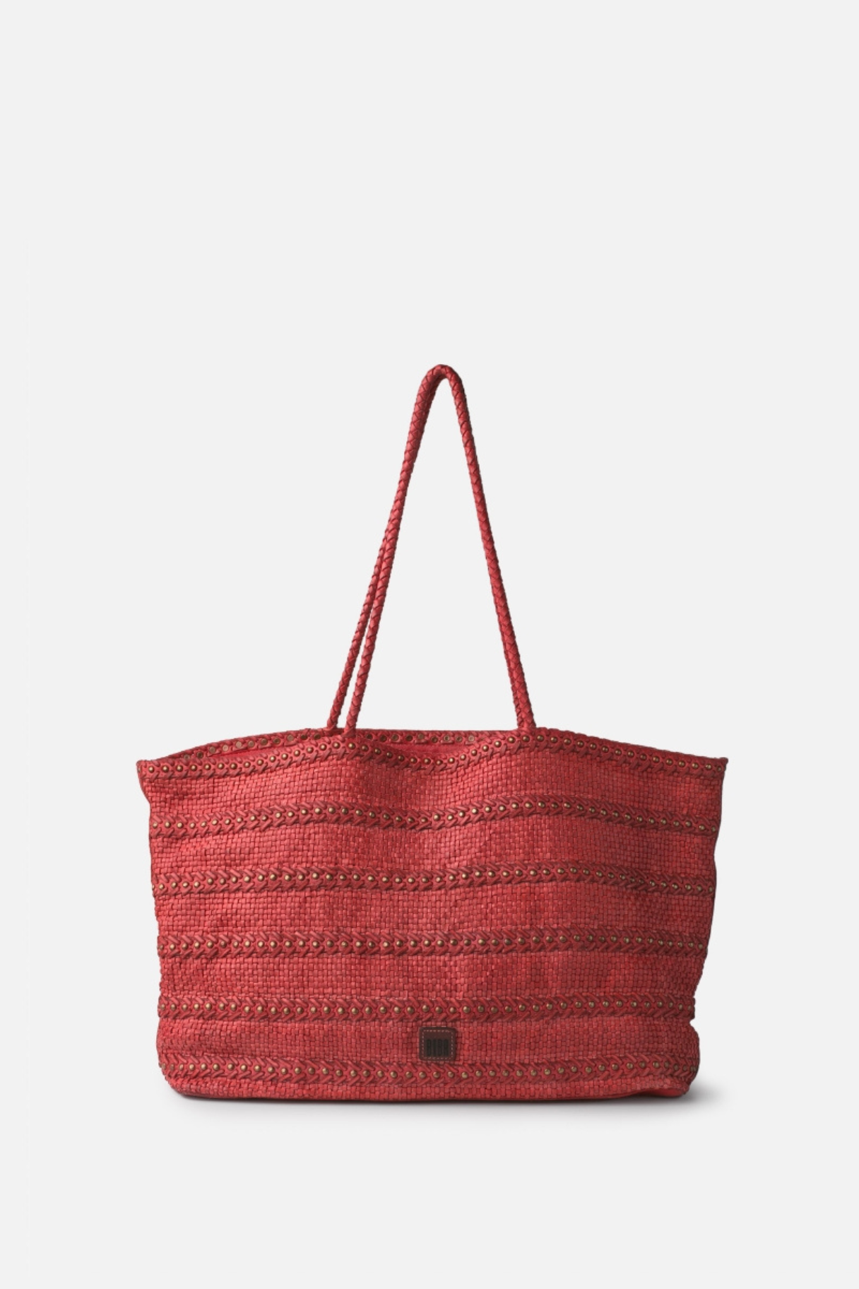 Cabas Biba tressé rose ETA2L