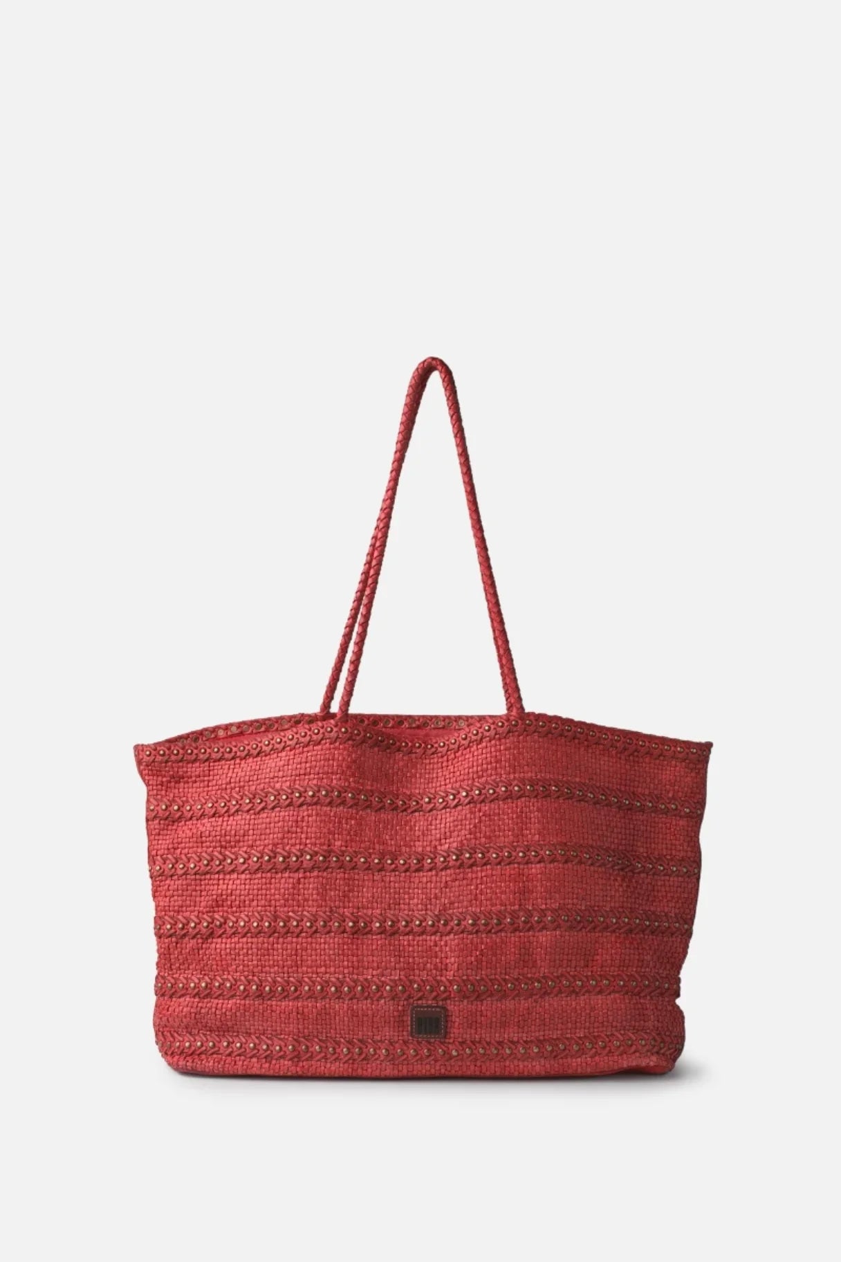 Cabas Biba tressé rose ETA2L