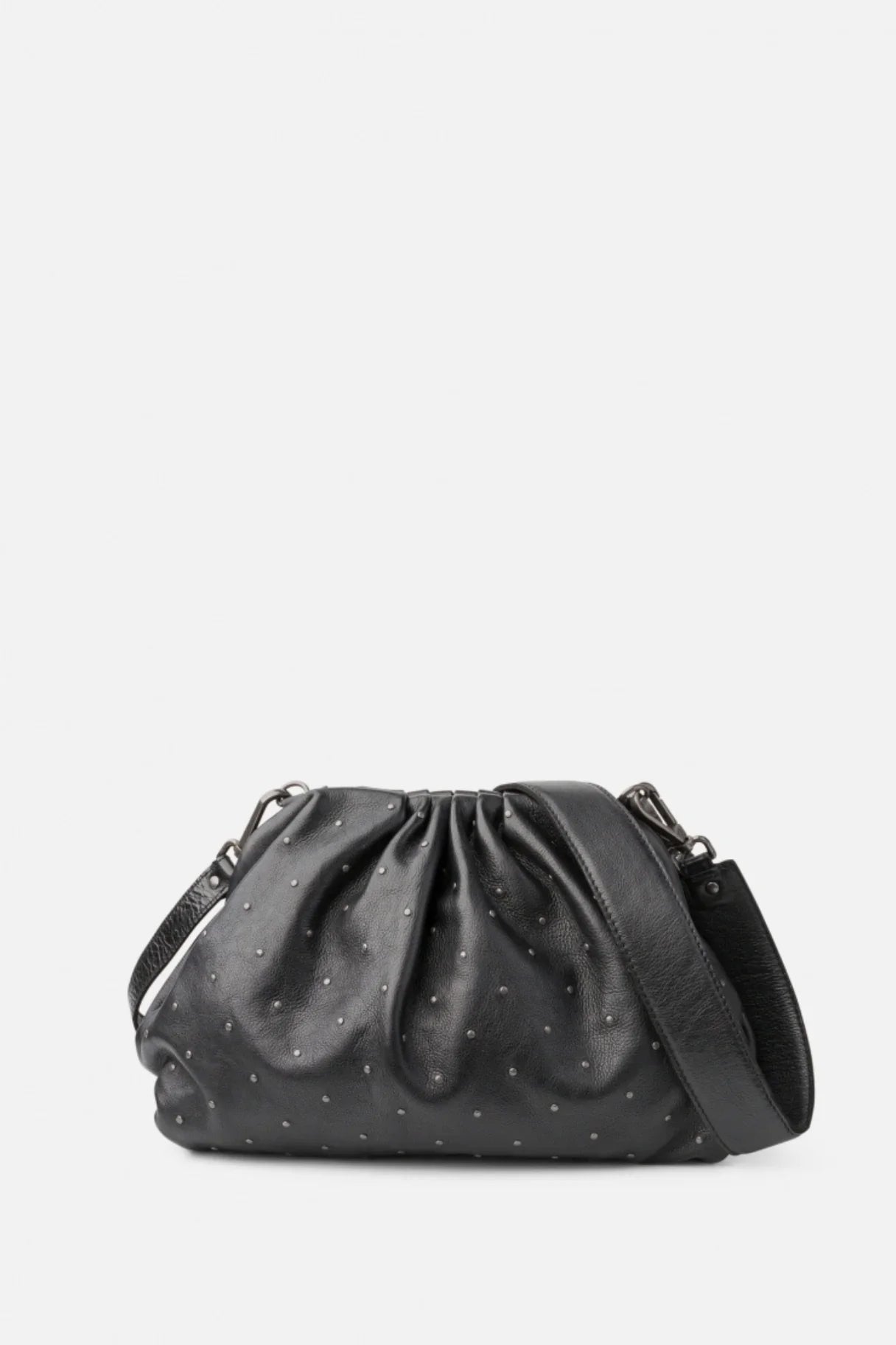 Sac bandoulière BIBA Katy en cuir lavé noir