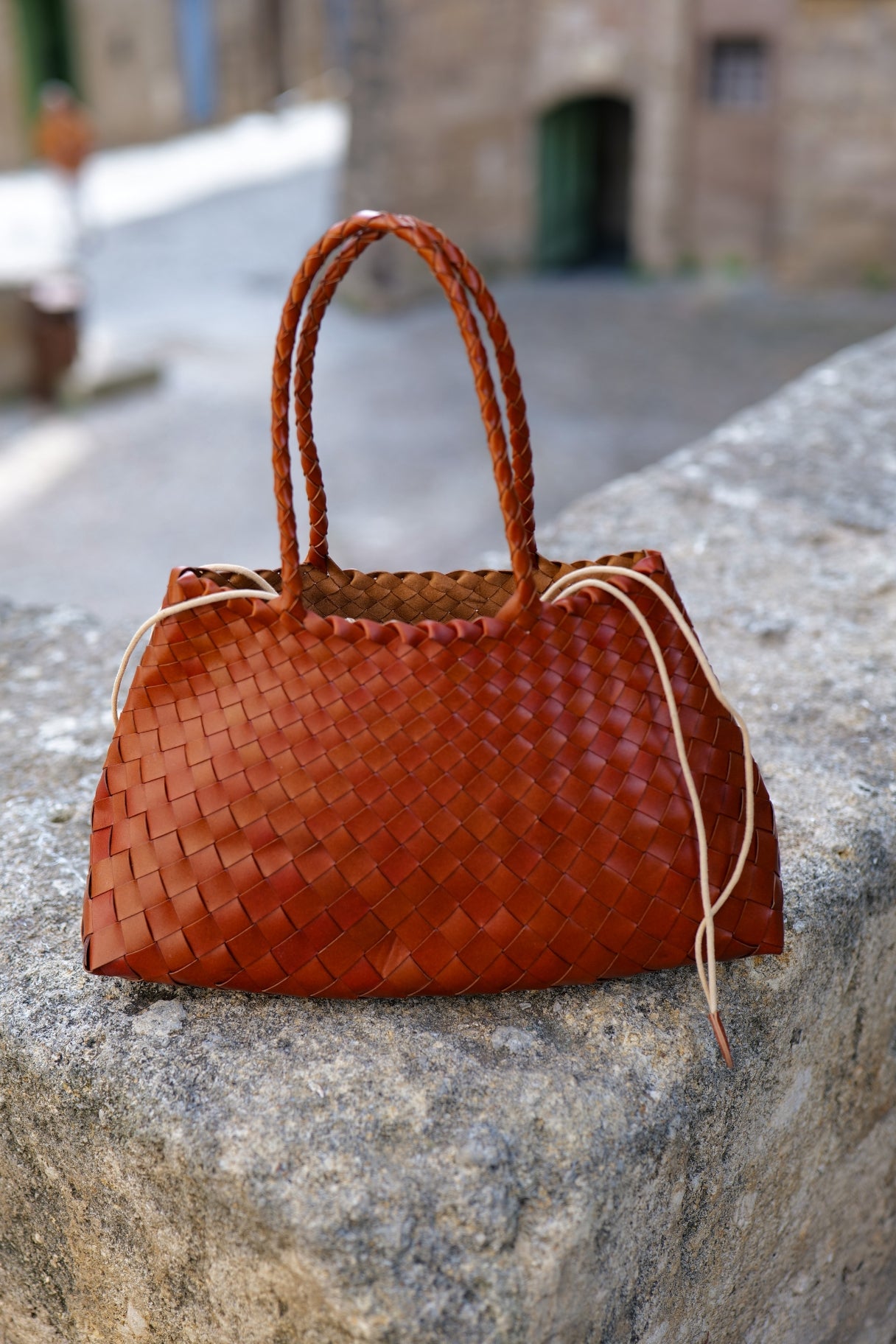 Sac Nerola en cuir tressé – Fabrication italienne