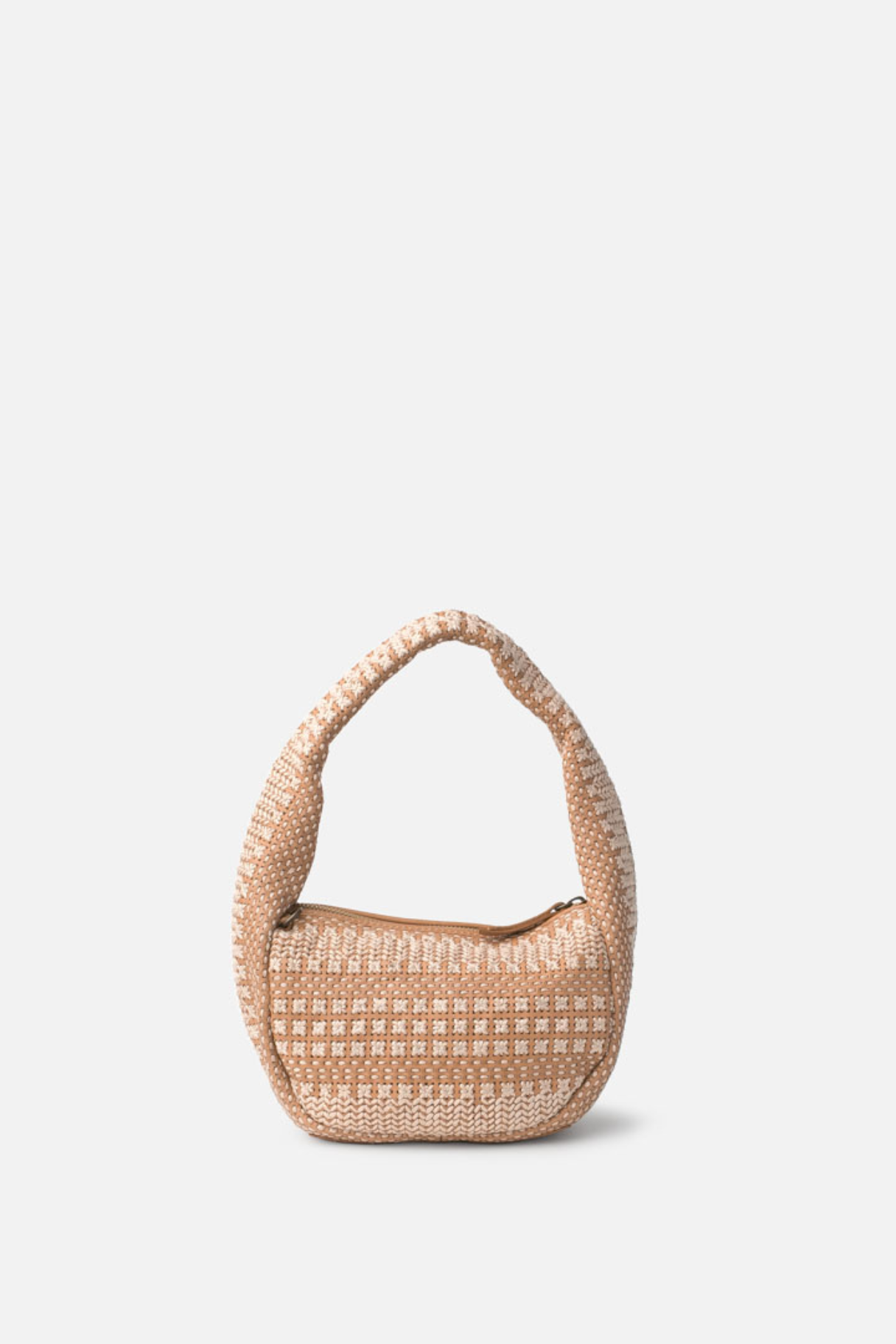 Petit sac Scranton en toile brodée et cuir BIBA SCA1L