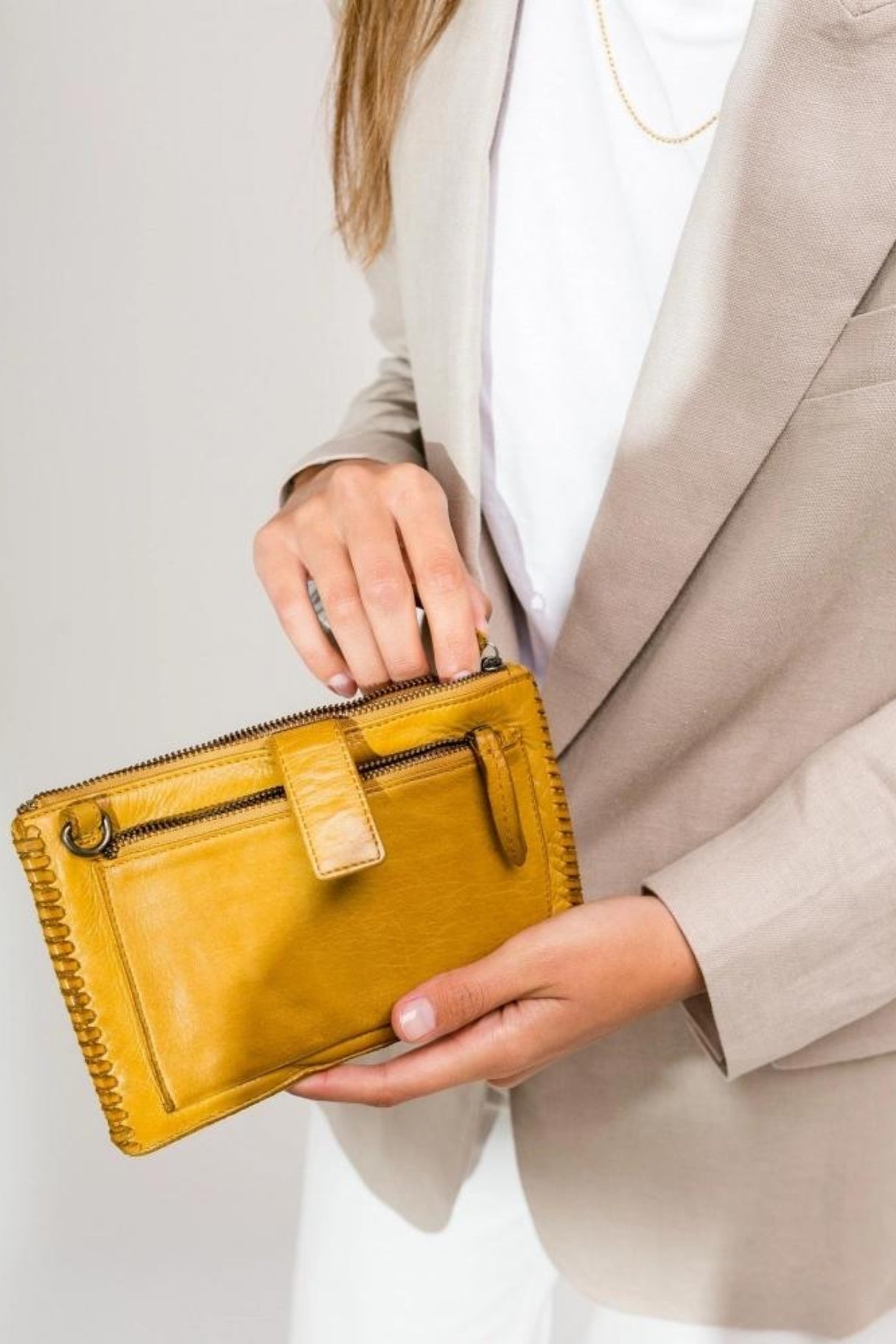 Pochette en cuir WINONA Biba