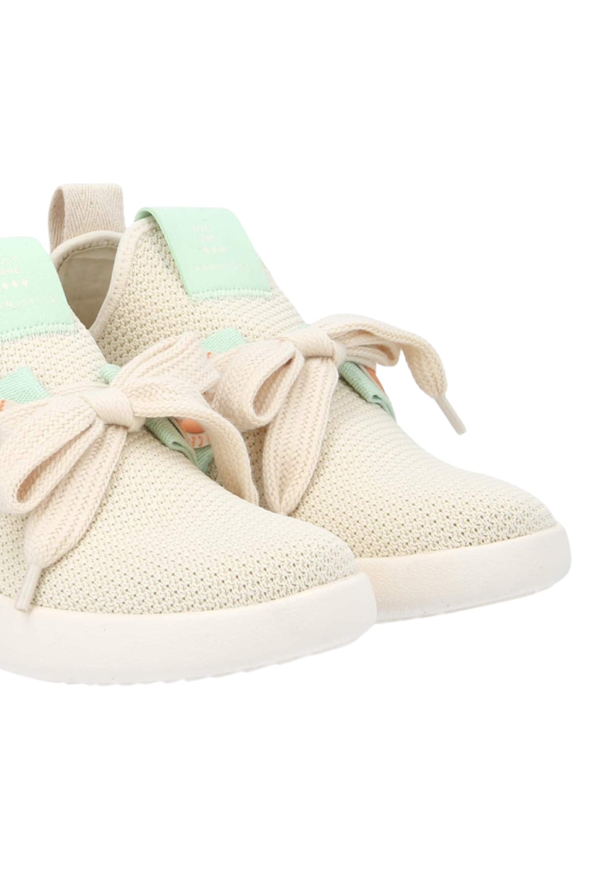 Baskets à noeud Volt One Sunshine - Dove/Mint : fraîcheur et style