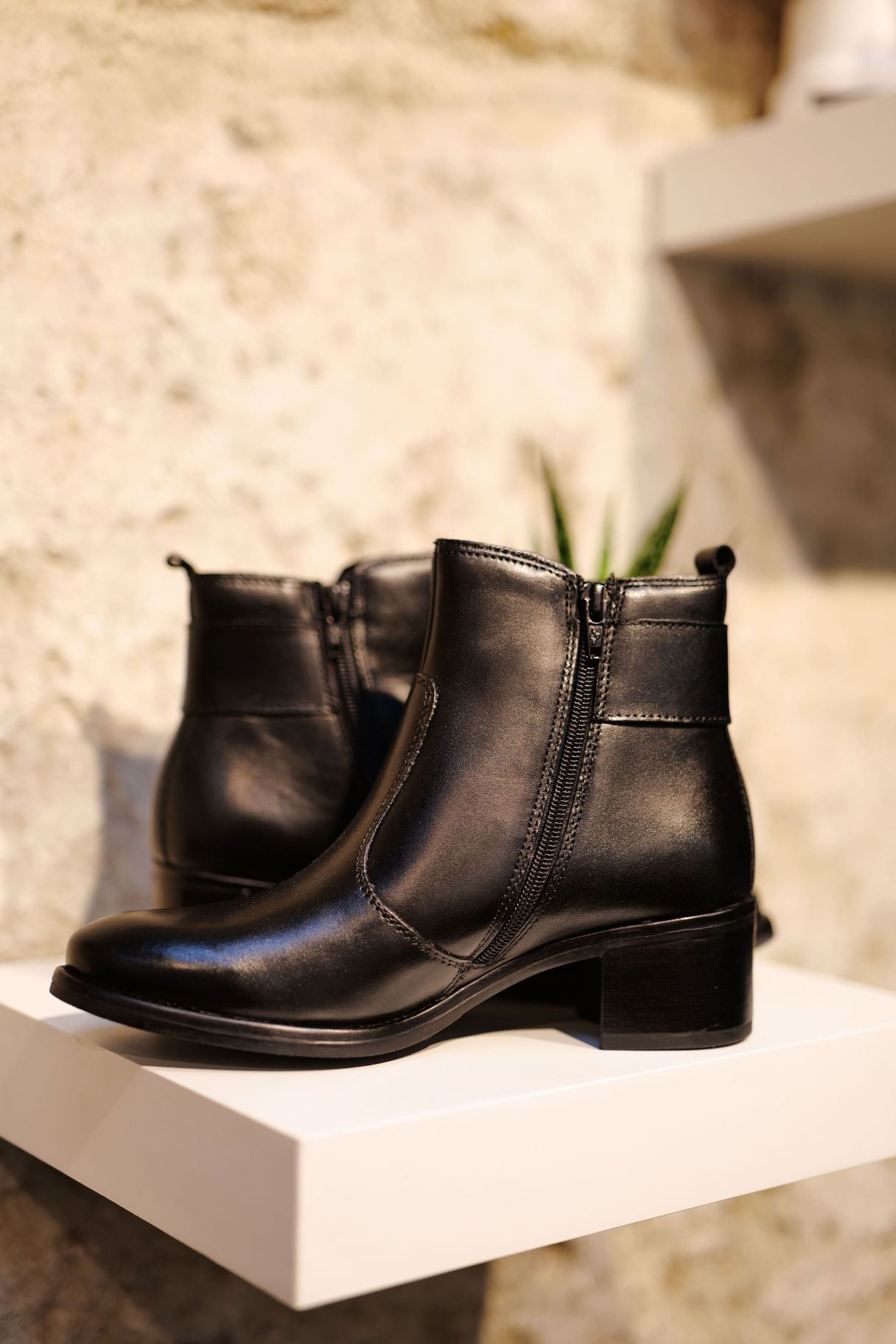 Bottines en cuir Patricia Miller 5133 - Noir - Nappa Maroquinerie