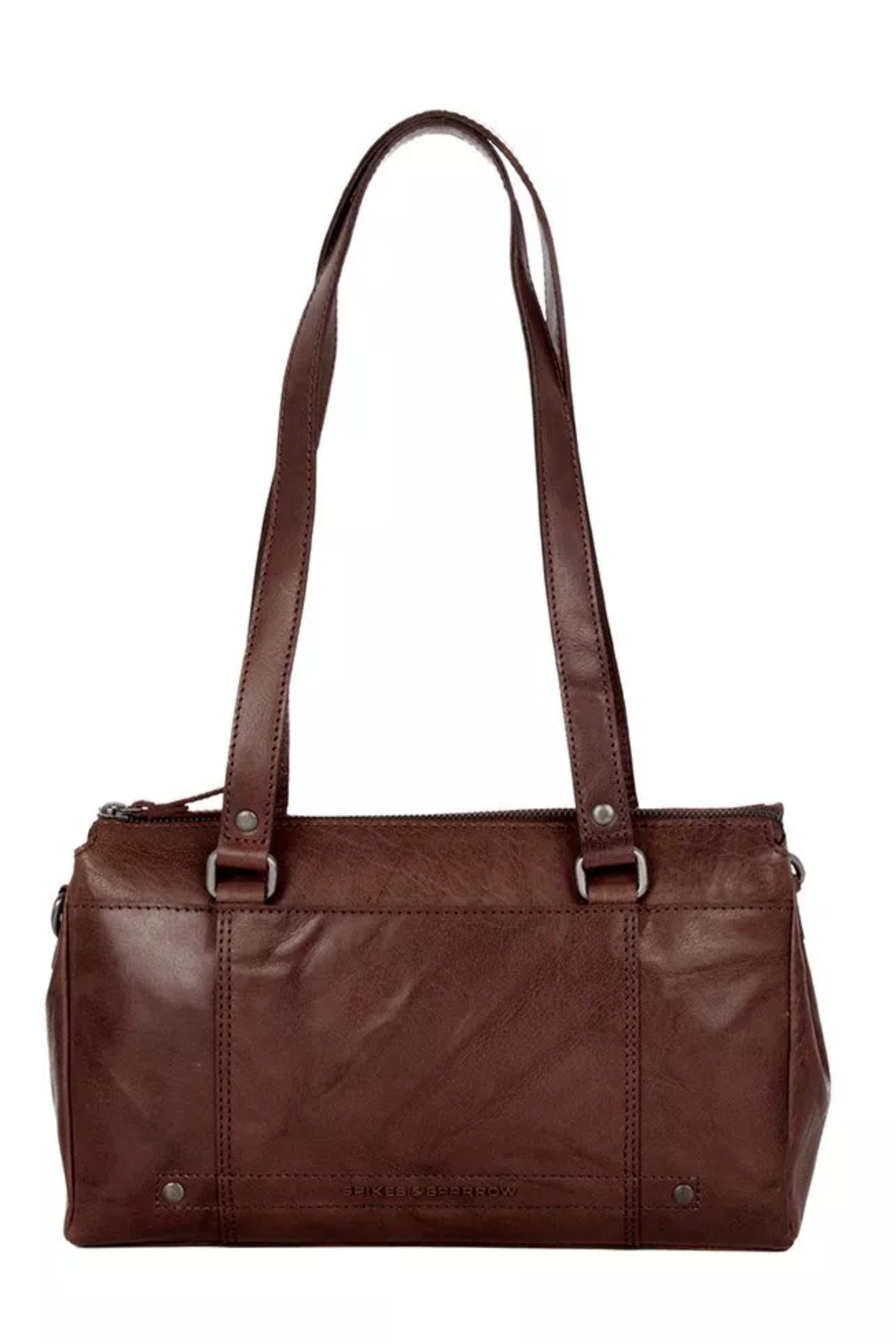 Sac Jeannine cuir marron face Spikes & Sparrow