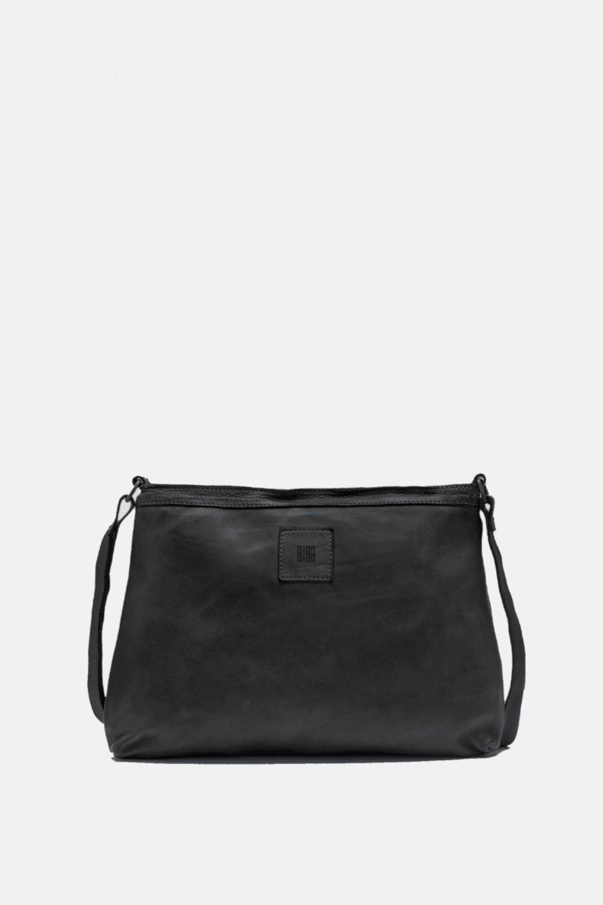 Sac bandoulière en cuir BIBA Boston - Marron, noir ou beige