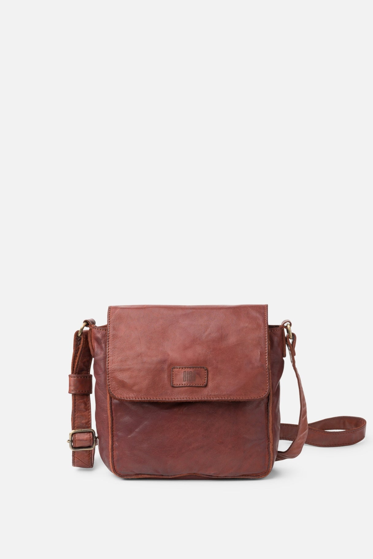 Sac bandoulière en cuir lavé Biba Alex ALE4L coloris marron