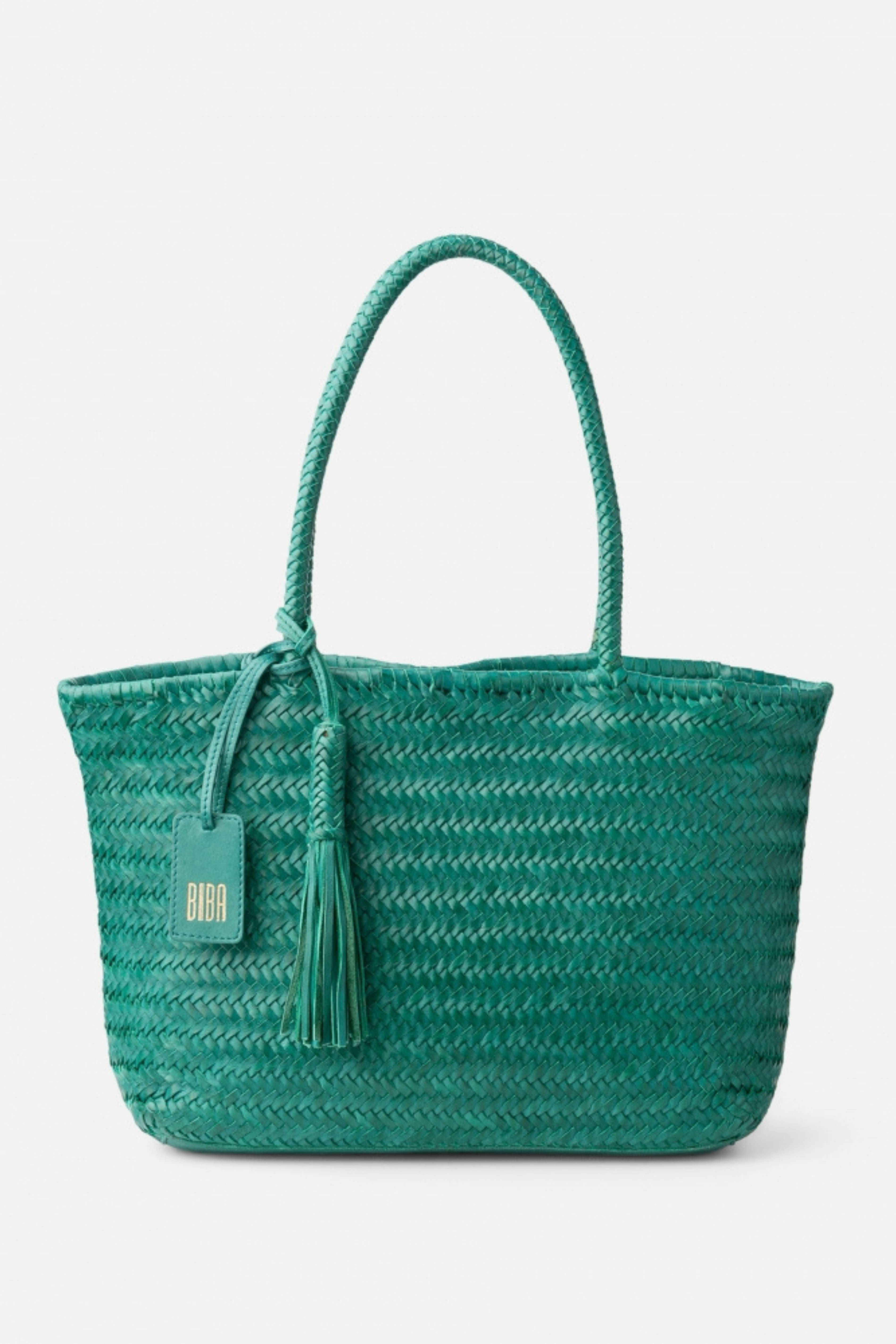 Cabas en cuir tressé Perkins – élégance intemporelle et fonctionnalité