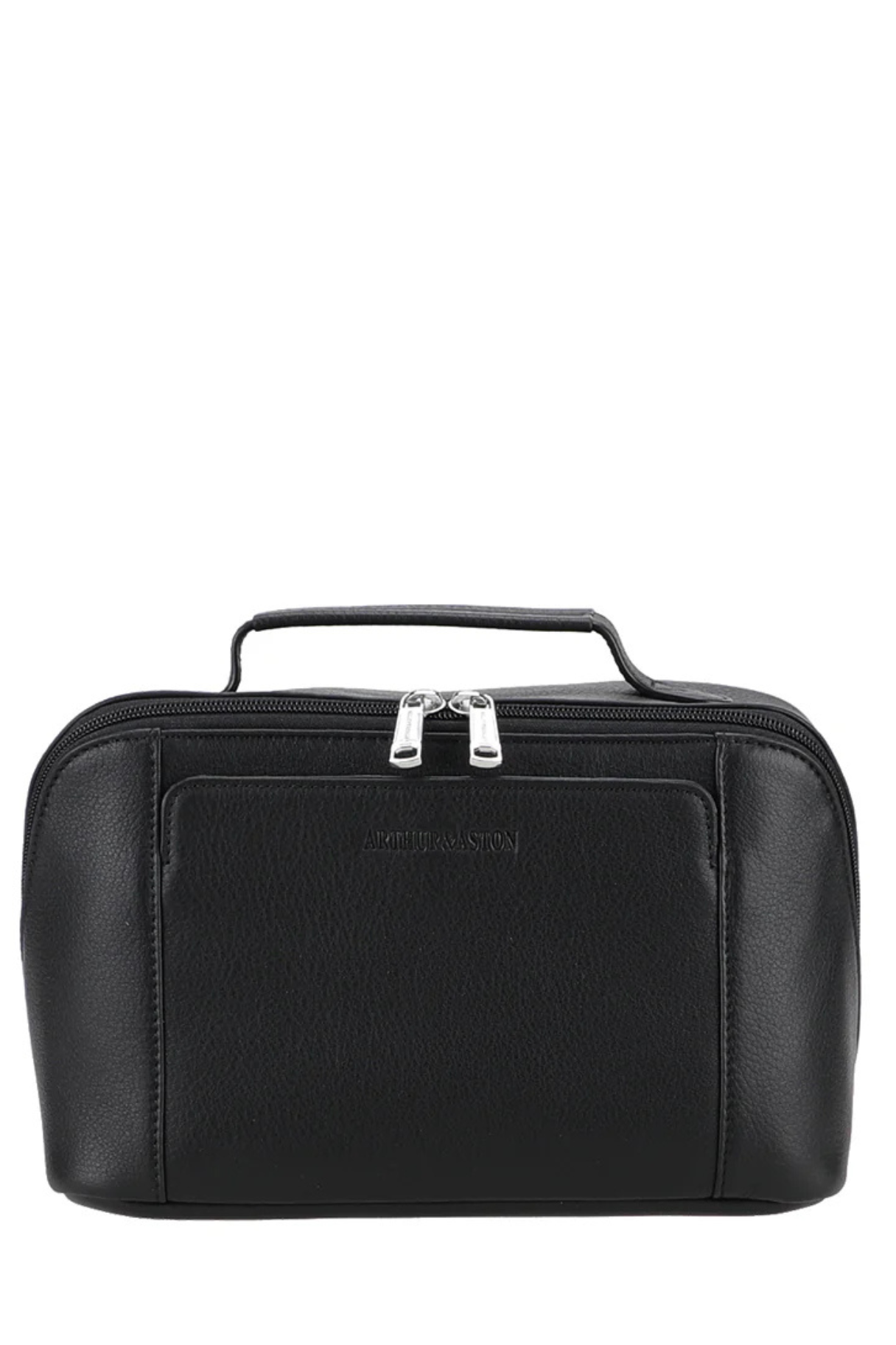 Vanity de voyage Ange en cuir pleine fleur noir